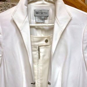 Beautifully detailed suit: jacket and pencil skirt